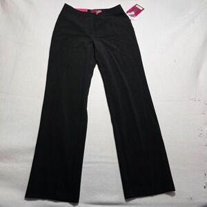 212 Collection Black Tummy Control Natural Fit Dress Pants Size 6 Average NEW
